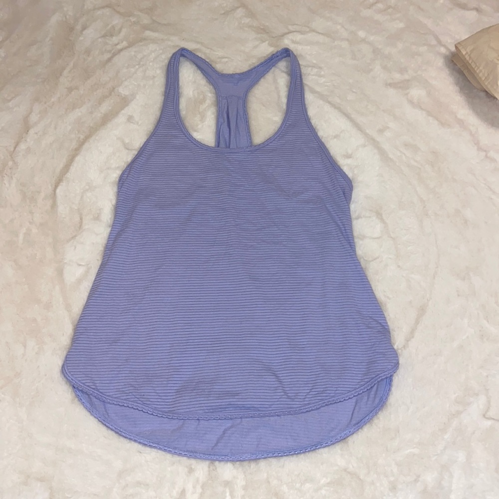 Purple lulu lemon tank top